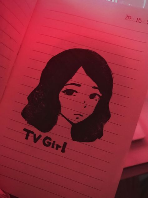 Tv Girl Drawing, Tv Girl Art, Tv Girl, Easy Drawings Sketches, Tv Girls, Girl Drawing, Drawing Sketches, Art Girl, Easy Drawings