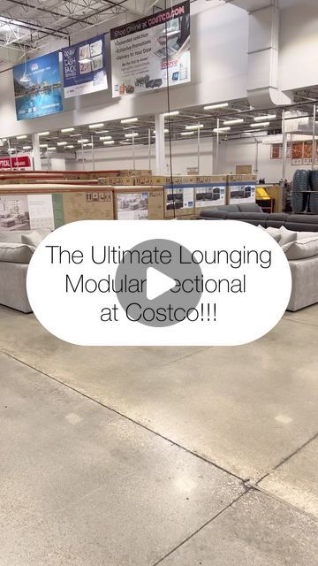 Laura Jayne Lamb on Instagram: "☁️🍿 Lounging Modular Sectional at Costco!!! It’s HUGE!!! I didn’t see it online (at least yet) so check with your warehouse!  .  #costco #sectional #reels" Thomasville Sectional Sofa Costco, Costco Living Room Furniture, Costco Modular Sectional, Living Room Design Sectional, Sectional And Recliner Layout, Costco Sectional Sofa, Costco Sofa, Costco Sectional, Costco Couch