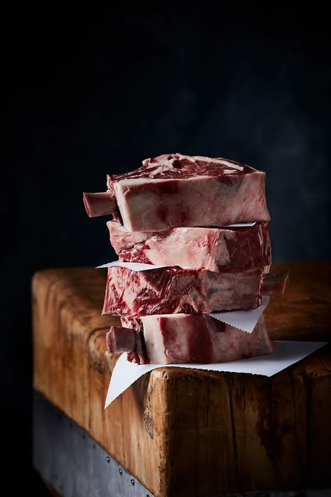 Butcher food and meat on Behance Meat Product Photography, Butcher Photoshoot, Meat Photoshoot, Meat Food Photography, Butcher Aesthetic, Meat Pictures, Butcher Photography, Meat Food Styling, Meat Photography