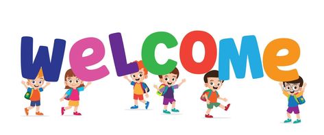 Kindergarten Welcome Letter, Welcome Illustration, Welcome Clipart, Welcome Kindergarten, Welcome School, Template Cc, Kindergarten Clipart, Welcome Text, English Abc