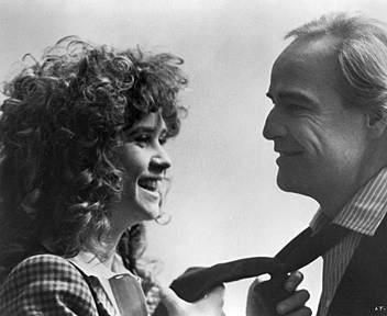 Maria Schneider y Marlon Brando Maria Schneider, Glenda Jackson, Last Tango In Paris, Small Wild Cats, Faye Dunaway, Liza Minnelli, Love Scenes, Movie Prints, Marlon Brando