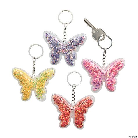 Fairy Theme Party, Cute Keychains, Unique Keychains, Butterfly Birthday, Birthday Supplies, 6th Birthday Parties, Church Ideas, Party Favor Bags, Help Kids