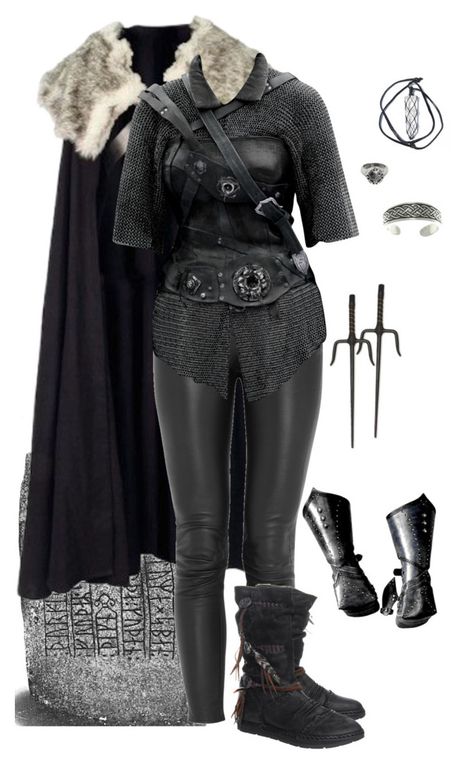 Black Viking Outfit, Diy Viking Warrior Costume Woman, Sheild Maden Outfit, Viking Aesthetic Outfit, Viking Clothes Women, Girl Viking Costume, The 100 Outfits Inspiration, Viking Inspired Outfit, Viking Dress Woman