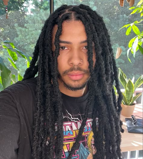 Faux Locs On Men, Faux Locs Hairstyles For Men, Male Faux Locs, Guys With Braided Hair, Mens Faux Locs, Faux Locs For Men, Faux Locs Men, Mens Locs, Mens Twists Hairstyles