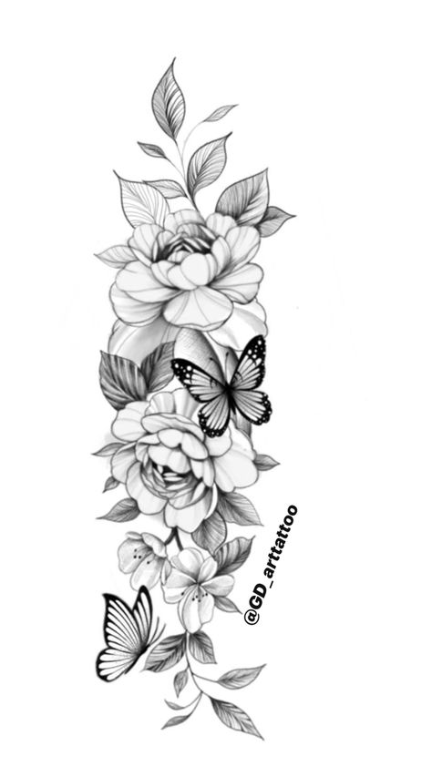 Rose And Gladiolus Tattoo, Lilly And Rose Tattoo, Gladiolus Tattoo, Dainty Tattoo, Arm Sleeve Tattoos For Women, Rose Drawing Tattoo, Drawing Tattoo, Arm Sleeve Tattoos, Rose Drawing