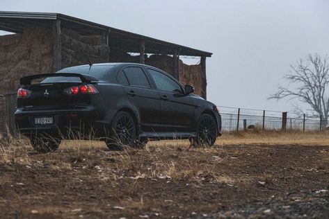 Black Mitsubishi Lancer, Lets Get Weird, Mitsubishi Cars, Evo X, Mitsubishi Evo, Lancer Evolution, Car Photo, Mitsubishi Lancer Evolution, Mitsubishi Lancer