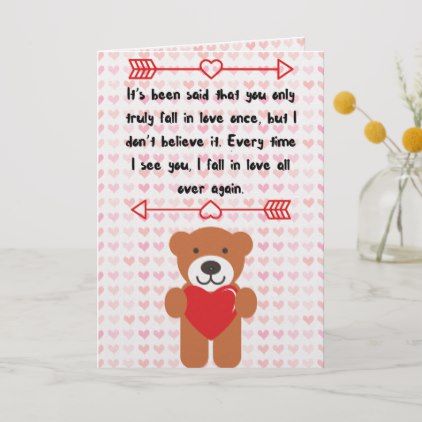 Teddy Day Card, Diy Birthday Card For Boyfriend, Teddy Day, Christmas Cards Photo, Birthday Cards For Boyfriend, Paper Gifts Anniversary, Gifts Anniversary, Birthday Cards Diy, Diy Birthday