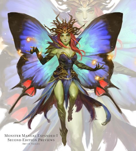 ArtStation - Pixie Queen Halfling Rpg, Dnd Fairy, Pixie Art, Dungeons And Dragons Races, Monster Manual, Fairy Drawings, Pixies Fairies, Fairy Dragon, Fairy Artwork