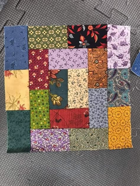 Colchas Quilting, Quilt Blocks Easy, Quilting Designs Patterns, Scrappy Quilt Patterns, Quilt Square Patterns, Scrap Quilt Patterns, Lap Quilts, Beginner Quilt Patterns, Potato Chip