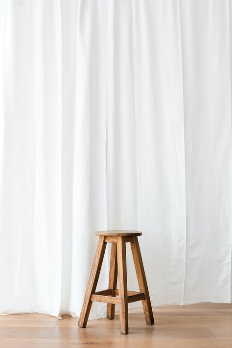 Curtain Backdrop Photoshoot, Photo Studio Furniture, Photo Shoot Room, Curtain Photoshoot, Nutrition Photoshoot, Photo Studio Design, Photoshoot Moodboard, Backpack Photography, White Stool