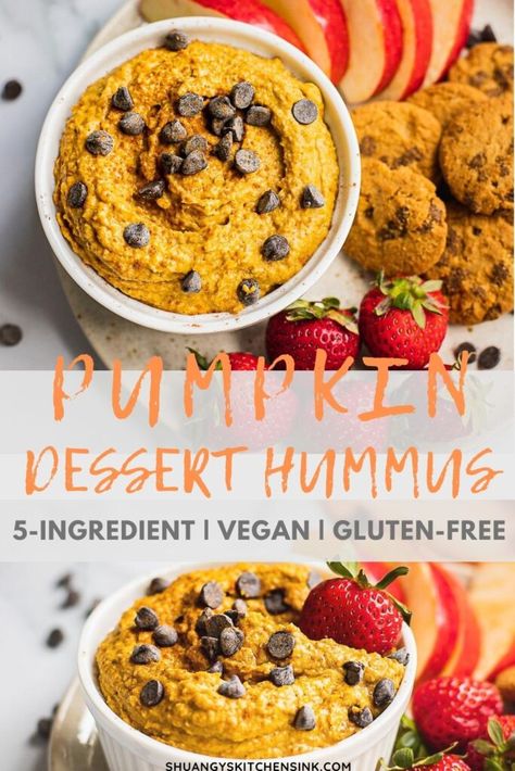 Vegan Dessert Hummus, Pumpkin Pie Hummus, Pumpkin Hummus Recipe Without Tahini, Pumpkin Pie Hummus Recipe, Pumpkin Spice Hummus, Pumpkin Pie Hummus Healthy, Pumpkin Hummus Recipe, Healthy Pumpkin Pies, Dessert Hummus