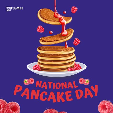 National Pancake Day, Happy Pancake Day, Happy National Day, Parents Love, Design Fonts, Pancake Day, Fluffy Pancakes, Graphic Design Fonts, National Day