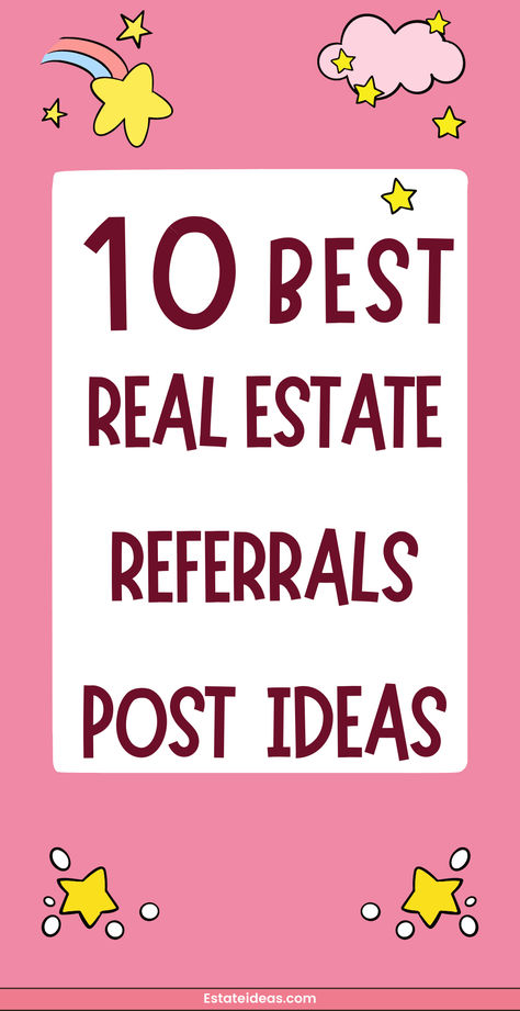 Real Estate Referrals Post Ideas Real Estate Referral Ideas, Realtor Referral Marketing Ideas, Real Estate Referrals Quotes, Real Estate Referral Marketing, Real Estate Referrals, Real Estate Marketing Ideas, Advertisement Examples, Referral Marketing, Referral Program