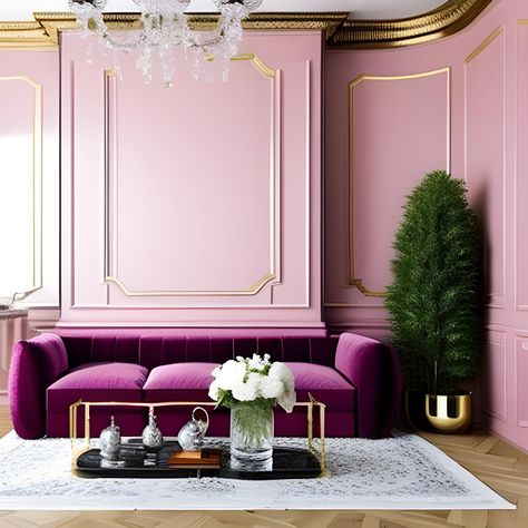 Pink Interiors, Colorful Homes, Color Pallete, Interior Design Guide, Cafe House, Pink House, Diy Remodel, Pink Interior, Pink Houses