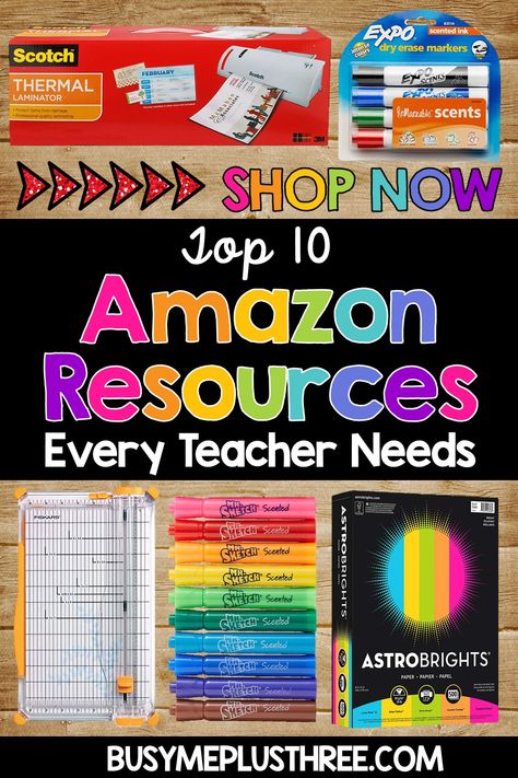 Middle School Teacher Supplies, Must Have Teacher Items, Teacher Supplies Must Have, Classroom Necessities For Teachers, Classroom Must Haves Middle School, Teacher Amazon Wish List, High School Teacher Organization, New Teacher Must Haves, Amazon Classroom Must Haves