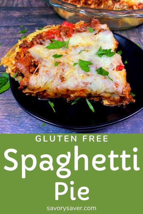 Spagetti Pie Recipe, Baked Spaghetti With Ricotta, Gluten Free Pasta Bake, Gluten Free Breadsticks, Sausage And Rice Casserole, Baked Pasta Casserole, Spaghetti Pie Recipes, Inflammation Diet Recipes, Gluten Free Entrees