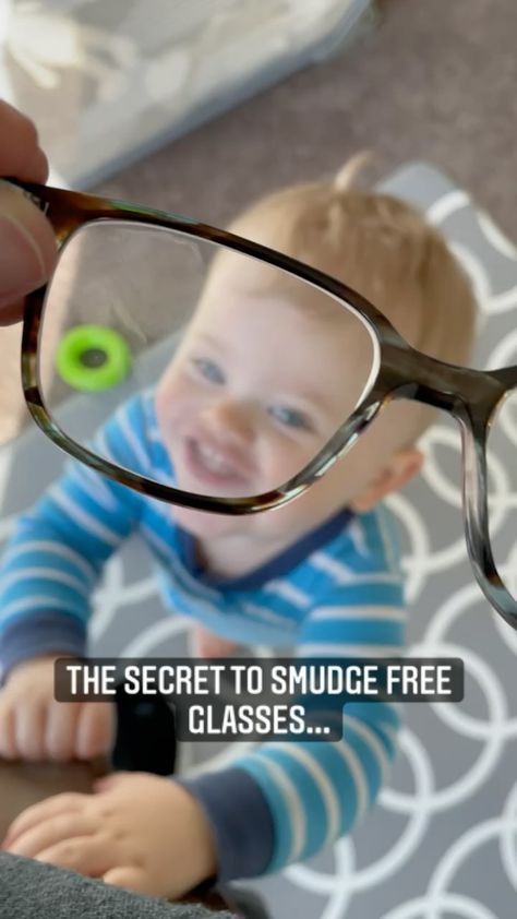 Life hack! How to remove smudges from your glasses fast and efficiently. #lifehack #momhack #glasses #eyewear #eyeglasses #momlife #toddlermom #eyewear #smudgefreeglasses #dishsoap #cleaninghack #clearlenses Remove Super Glue, Scratched Glasses, Eyeglass Cleaner, Toddler Mom, Pet Peeves, Designer Glasses, Life Hack, Super Glue, Household Hacks