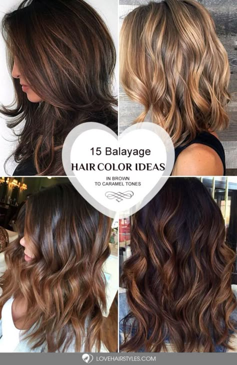 Balayage Hair Color Ideas in Brown to Caramel Tones ★ See more: http://lovehairstyles.com/balayage-hair-brown-caramel-tones/ What Is Balayage Hair, Balayage Hair Color Ideas, Balayage Hair Color, Hair Color Chocolate, Brunette Color, Brown Hair Balayage, Hair Color And Cut, Tone Hair, Hair Color Balayage