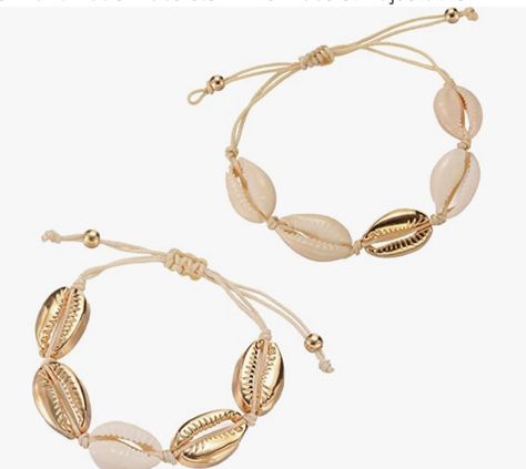 Amazon.com: SOFTONES 2Pcs Beach Shell Bracelet Anklet Set for Women Girls Summer Handmade Bracelets Ankle Bracelet Adjustable: Clothing, Shoes & Jewelry Turtle Spirit Animal, Starfish Anklets, Bohemian Handmade, Shell Bracelet, Beaded Anklets, Ankle Bracelet, Shell Jewelry, Shell Necklaces, Trendy Jewelry