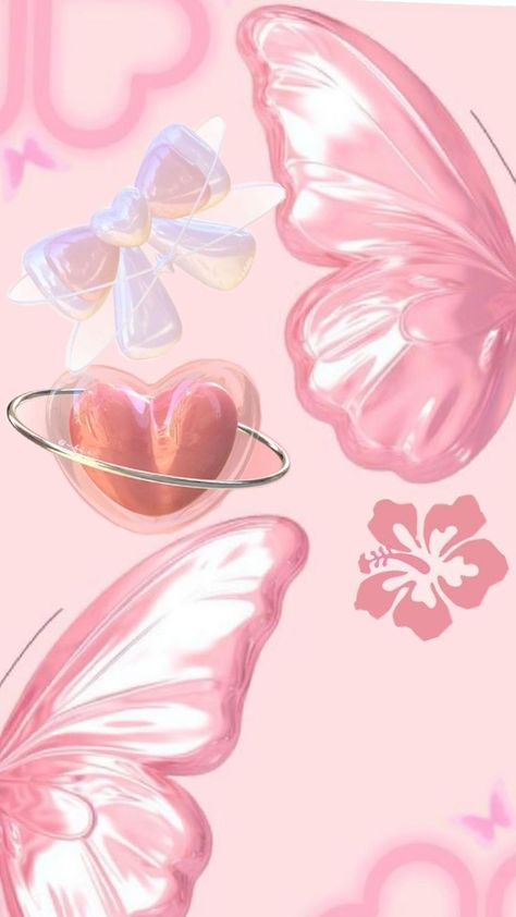 Cute Wallpapers Aesthetic Iphone 12, Iphone 15 Wallpaper Aesthetic, Walpaper Ip Iphone, Wallpaper Pink Pastel, Pink Butterfly Wallpaper, Wallpaper Pink Aesthetic, Wallpaper Cantik Iphone, Bow Wallpaper Iphone, Pink Wallpaper Ipad