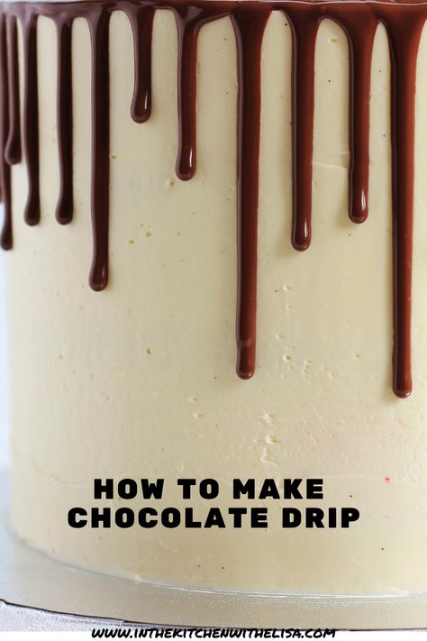 How To Drip Chocolate On Cake, Chocolate Ganache Drip Recipe, Easy Chocolate Drip Cake, Decorated Chocolate Cake, How To Make Chocolate Drip For Cakes, Best Chocolate Icing, Chocolate Drip Cake Birthday, Chocolate Ganache Drip Cake, Chocolate Birthday Cake Decoration