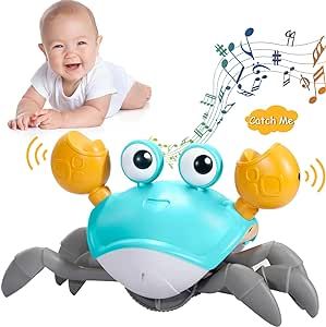 Infant Tummy Time, Tummy Time Toys, Crab Toy, Baby Musical Toys, Toy Gifts, Sound Control, Interactive Play, Gift Of Time, Musical Toys