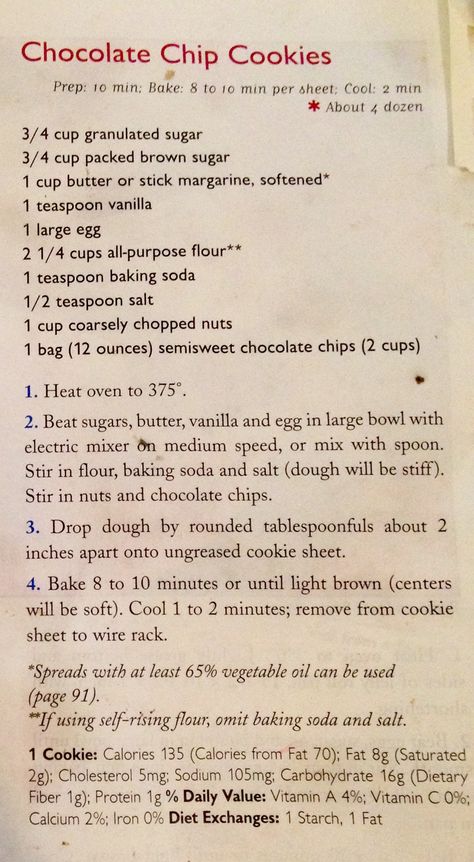 Cookie Recipes Chocolate Chip Easy, Easy Moist Chocolate Chip Cookies, Easy Choc Chip Cookies Recipes, Choc Chip Cookies Recipe, Good Chocolate Chip Cookies Recipes, Easiest Cookies To Make, Easy Chocolate Chip Cookies 3 Ingredients Simple, Old Cookie Recipes, Grandma Cookies Recipe