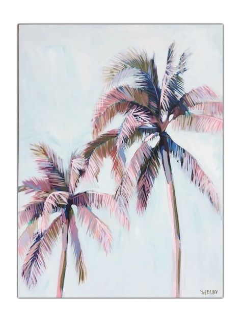 Palm Tree Sketch, Palm Tree Artwork, Pine Tattoo, Palm Tree Drawing, Beachy Art, Phone Homescreen, Beach Rental, Pine Tree Tattoo, Palm Trees Painting