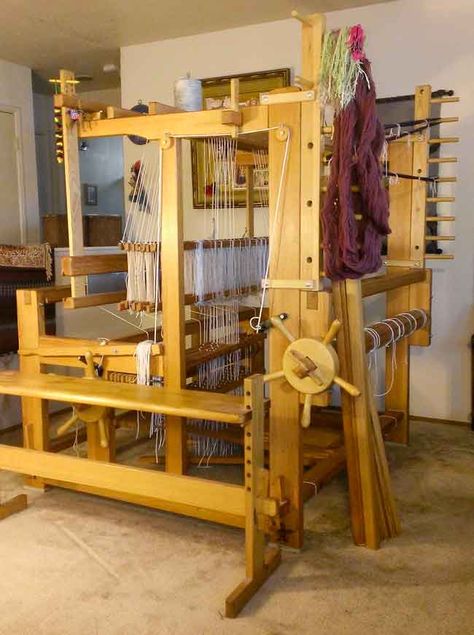 10 Harness Glimarka loom for Sale Weaving Loom For Sale, Looms For Sale, Weaving Studio, Adaptive Equipment, Weaving Loom Diy, Weaving Looms, Rigid Heddle Weaving, Weaving Rug, Weaving Loom