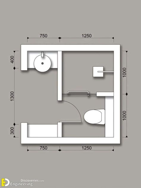 Stylish & Functional 2m x 2m Bathroom Plans!! 5 X 7 Bathroom Layout Showers, Bathroom Layout Ideas Floor Plans No Tub, 2m Bathroom, Square Bathroom Layout, Simple Bathroom Decor Ideas, Ensuite Layout, Small Bathroom Floor Plans, Small Bathroom Plans, Toilet Plan