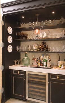 French Country Wet Bar - traditional - Kitchen - Dallas - Bentwood of Dallas Arnold Photos, Bar Deco, Traditional Family Room, Closet Bar, Home Bar Design, Home Bar Designs, Mini Bars, Home Bar Furniture, Bar Cart Decor