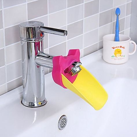 11 Must Have Sink Accessories and Products to Organize My Sink Kids Sink, Faucet Extender, Baby Bathroom, Water Faucet, Kitchen Equipment, Sink Accessories, Cleaning Accessories, Baby Design, Baby Safety