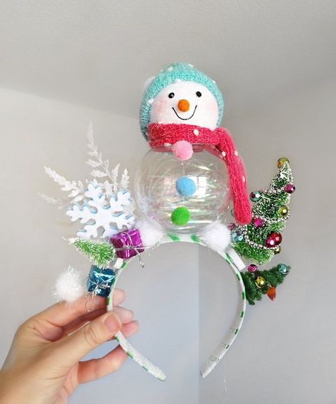 snowman headband adult christmas headband adult ugly sweater | Etsy Snowman Headband, Christmas Headband Diy, Christmas Headpiece, Christmas Headbands, Decorated Trees, Christmas Dress Up, Diy Ugly Christmas Sweater, Holiday Headbands, Headband Christmas