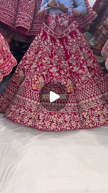 Madhur Milan on Instagram: "Quantising MAHARANI Floral 🦚 Handwork BRIDAL Lehenga by Madhur Milan at Chandni Chowk.It is a Sabyasachi Replica Lehenga.

Lehenga Details:
This Designer MAHARANI Floral 🦚 Handwork BRIDAL Lehenga is made with Dabka,Zardozi,Crystal Sequins,French-Knot,,Nakshi,American Diamond Jerkin,Cut-dana and Multicoloured Anchor Thread work with Designer Blouse.

PRICE:- Rs 75,000(Single Dupatta,5m+ Flair)

🛑Whatsapp/CALL/DM:- +919350859585🛑
🛑Any Customisation Possible🛑

LIKE,SUBSCRIBE,COMMENT and SHARE the Video in your circle.

BOOK YOUR ORDER NOW !!😊
🛑All Designs of HANDWORK LEHENGAS can be customised in any colour of
your choice
🛑For Price, Delivery and other details, kindly DM or Whatsapp us on (+91)-9350859585
🛑We are now shipping worldwide!!!🌏(except Pakista Circle Book, Chandni Chowk, Anchor Threads, Blouse Price, Designer Blouse, French Knot, Like Subscribe, American Diamond, Thread Work