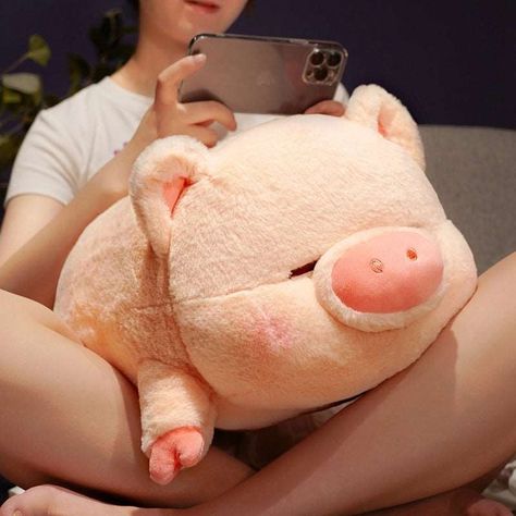 Pig Plushie, Pig Pillow, Cute Cat Names, Giant Stuffed Animals, Cute Piggy, Giant Plush, Pillow Plush, Cute Pig, Cute Piggies