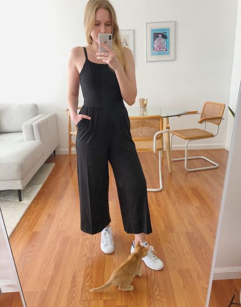 Most Comfortable Jumpsuit From Old Navy Old Navy Jumpsuit Outfit, Navy Jumpsuit Outfit, Navy Wardrobe, Old Navy Jumpsuit, Summer Jumpsuits, Navy Jumpsuit, Navy One Piece, One Piece Jumpsuit, Comfy Jumpsuits