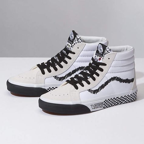 Vans Boots, Vans Shoes Fashion, Vans Aesthetic, Vans Sk8 Hi Reissue, Sneakers Box, Tenis Vans, Kicks Shoes, Sneakers Vans, Shoes Vans