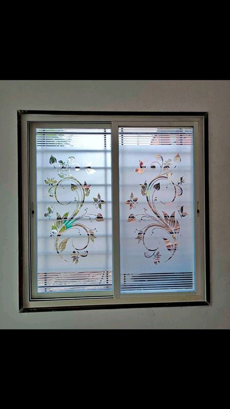 Balcony Glass Design, Fancy Mirrors, Glass Etching Designs, Window Glass Design, Etched Glass Door, Diy Stained Glass Window, Frosted Glass Design, Aluminium Sliding Doors, Door Design Images