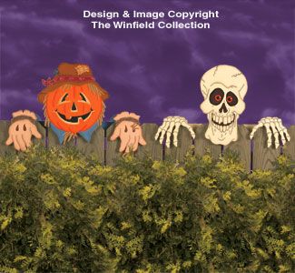 . Fence Peekers, Halloween Fence, Winfield Collection, Diy Privacy Fence, Halloween Yard Art, Halloween Wood Crafts, Halloween Scarecrow, Fence Decor, Witch Cat