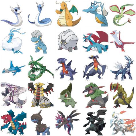 Pokemon Dragon Type, Pokemon Types, Dragon Pics, Pokémon Pictures, Pokemon Artwork, Pokémon Team, Pokemon Names, Dragon Type Pokemon, Cartoon Network Characters