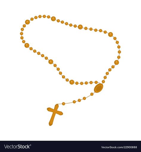 Rosary Beads, Vector Illustration Design, Rosary, Png Images, Adobe Illustrator, Illustration Design, Vector Images, Vector Free, Vector Illustration