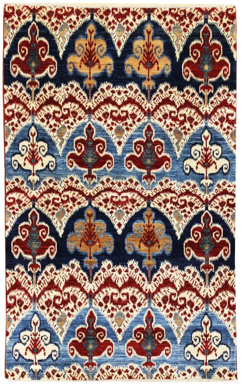 lovely Ikat Art, Bohemian Prints, Suzani Rug, Sophisticated Art, Hungarian Embroidery, Paisley Art, Transitional Rug, Ikat Design, Digital Borders Design