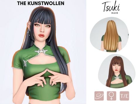 The Kunstwollen, Mod Hair, Sims Packs, Pelo Sims, Tumblr Sims 4, Sims 4 Cc Folder, Free Sims, Sims 4 Gameplay, Sims 4 Dresses