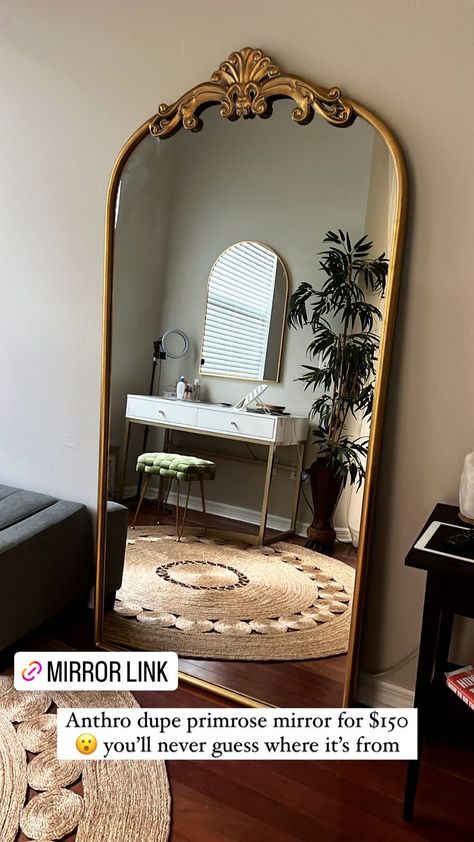 Sam's Club - Wholesale Prices on … curated on LTK Mirror In Sunroom, Big Sectional Living Room Cozy, Ornate Mirror Bedroom, Floor Mirror On Wall, Anthropologie Mirror Decor, Vintage Large Mirror, Ornate Mirror Living Room, Full Length Mirror In Dining Room, Primrose Mirror Living Room