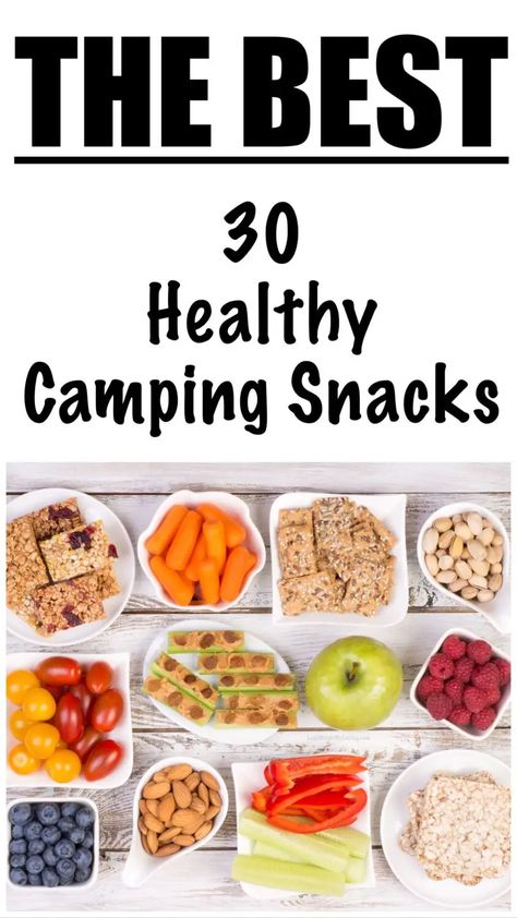 Low Calorie Camping Snacks Best Camping Snacks, Snacks For Camping, Make Ahead Snacks, Healthy Camping Snacks, Best Healthy Snacks, Good Food Recipes, Really Good Food, Great Snacks, Camping Snacks