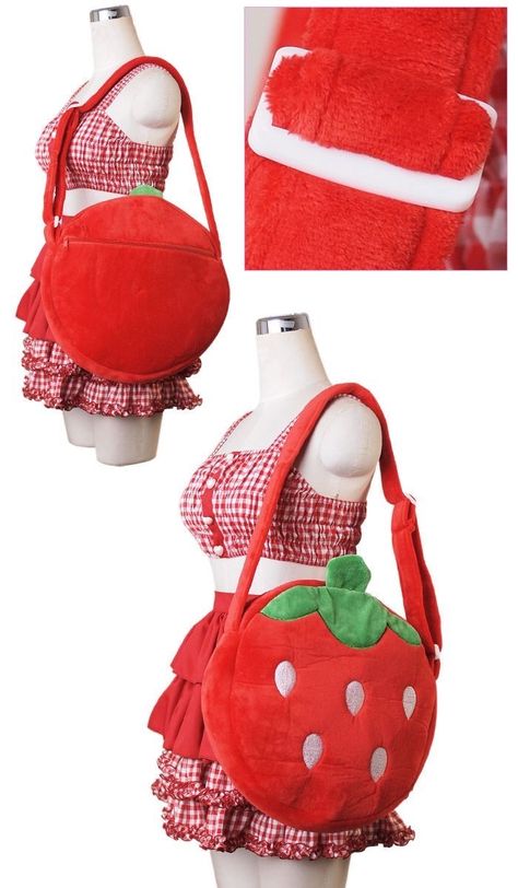 Diy Vetement, Pretty Bags, Cute Bags, Strawberry Shortcake, Dream Clothes, Dress Code, Cute Fashion, Cute Stuff, Strawberries