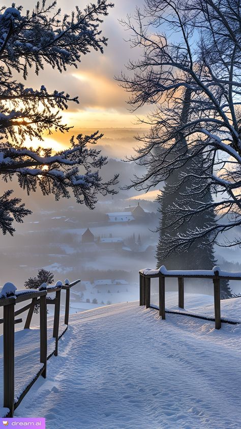 Beautiful Winter Scenes Christmas Nature, Animated Photos, Beautiful Winter Scenes, Winter Background, Mountain Sunset, Winter Wallpaper, Winter Magic, Winter Scenery, Winter Beauty