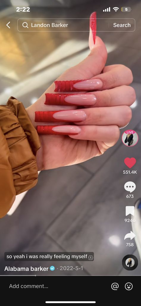 Alabama Baker Nails, Alabama Barker Nails, Baker Nails, Alabama Nails, Alabama Barker, Long Acrylic, Long Acrylic Nails Coffin, My Relationship, Acrylic Nails Coffin