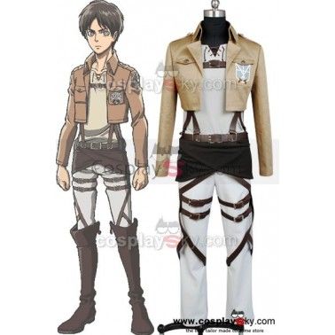 Attack-on-Titan-Eren-Jaeger-Cosplay-Costume-9 Eren Jaeger Cosplay, Attack On Titan Costume, Mikasa Ackerman Cosplay, Attack On Titan Cosplay, Titan Cosplay, Pikachu Funny, Snk Cosplay, Book Week Costume, Jacket Cape