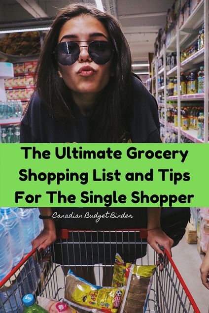 One Person Grocery List, Smart Grocery Shopping List, How To Grocery Shop For One, Single Grocery List, Complete Grocery List, Grocery Shopping For One Person, Grocery List For One Person, Single Person Grocery List, Healthy Meal Prep For One Person